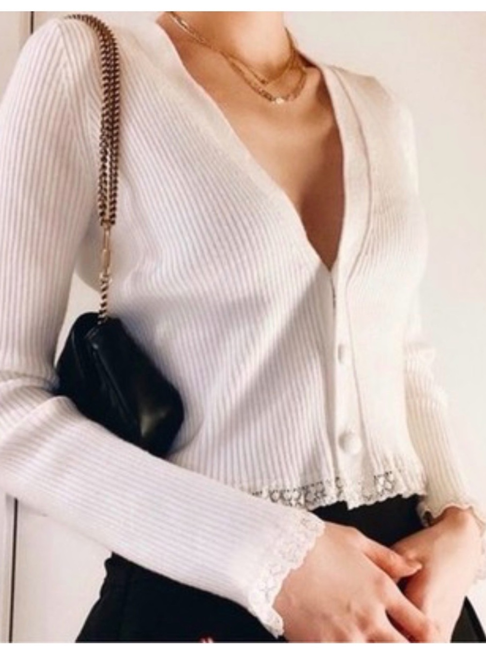 For love & lemons nina cardigan size medium
